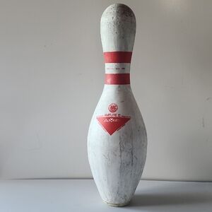 VTG. AMF Bowling Pin with Red And Blue Accents